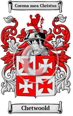Chetwoold Family Crest/Coat of Arms
