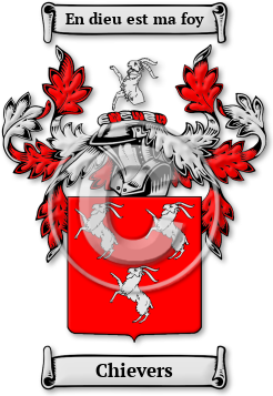 Chievers Family Crest Download (jpg) Legacy Series - 150 DPI