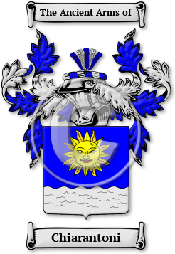 Chiarantoni Family Crest Download (jpg) Legacy Series - 150 DPI