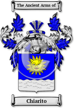 Chiarito Family Crest Download (jpg) Legacy Series - 150 DPI