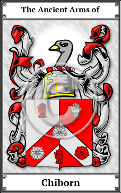 Chiborn Family Crest Download (JPG) Book Plated - 600 DPI