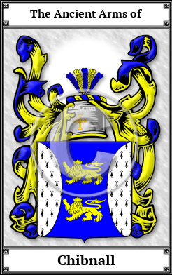 Chibnall Family Crest Download (JPG)  Book Plated - 150 DPI