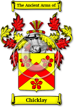 Chicklay Family Crest Download (jpg) Legacy Series - 150 DPI