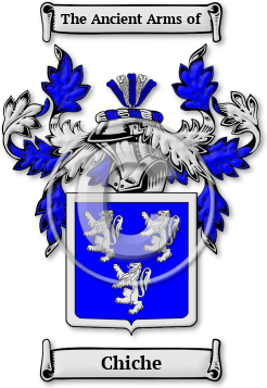 Chiche Family Crest Download (jpg) Legacy Series - 150 DPI