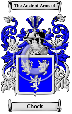 Chock Family Crest Download (JPG) Heritage Series - 600 DPI