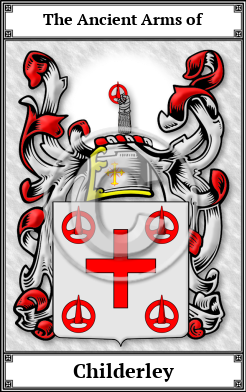 Childerley Family Crest Download (JPG)  Book Plated - 150 DPI