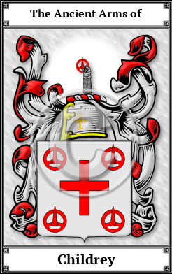 Childrey Family Crest Download (JPG)  Book Plated - 150 DPI