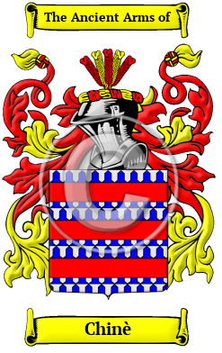 Chinè Family Crest Download (JPG) Heritage Series - 300 DPI