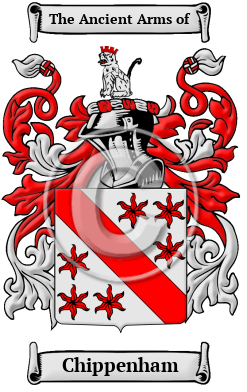 Chippenham Family Crest Download (JPG) Heritage Series - 600 DPI