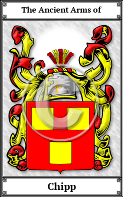 Chipp Family Crest Download (JPG) Book Plated - 600 DPI
