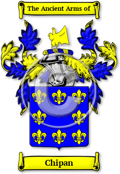 Chipan Family Crest Download (jpg) Legacy Series - 150 DPI