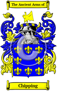 Chipping Family Crest Download (JPG) Heritage Series - 600 DPI