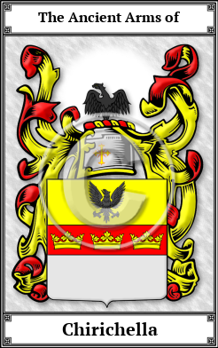 Chirichella Family Crest Download (JPG)  Book Plated - 150 DPI