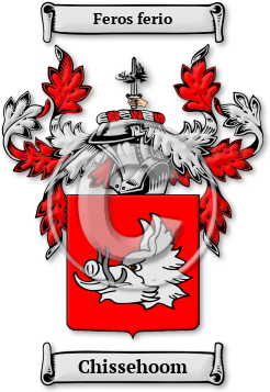 Chissehoom Family Crest Download (jpg) Legacy Series - 150 DPI