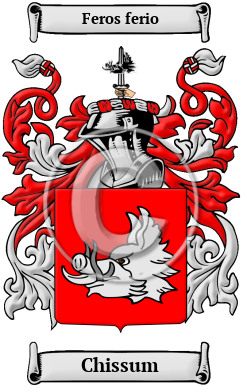 Chissum Family Crest Download (JPG) Heritage Series - 600 DPI