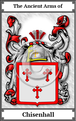 Chisenhall Family Crest Download (JPG)  Book Plated - 150 DPI