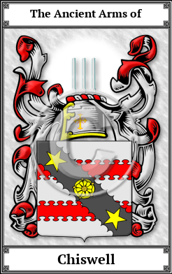 Chiswell Family Crest Download (JPG)  Book Plated - 150 DPI