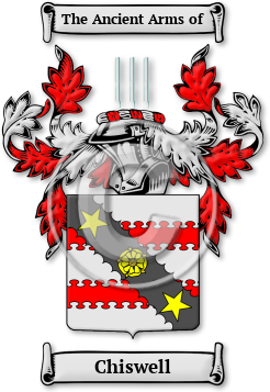Chiswell Family Crest Download (jpg) Legacy Series - 150 DPI