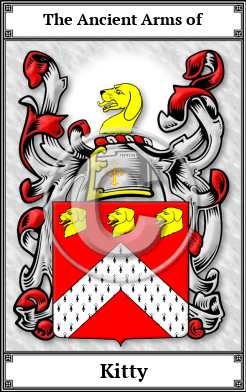 Kitty Family Crest Download (JPG) Book Plated - 600 DPI