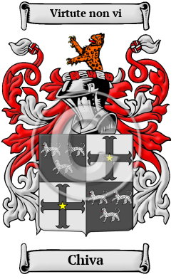 Chiva Family Crest/Coat of Arms