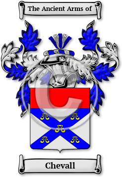 Chevall Family Crest Download (jpg) Legacy Series - 150 DPI