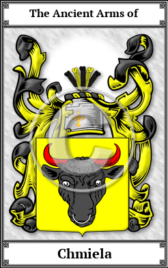 Chmiela Family Crest Download (JPG) Book Plated - 600 DPI