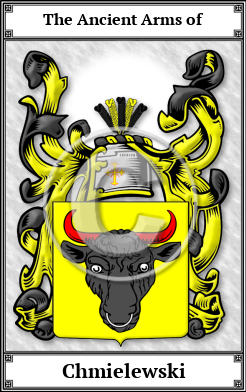 Chmielewski Family Crest Download (JPG)  Book Plated - 150 DPI