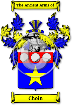 Choin Family Crest Download (jpg) Legacy Series - 150 DPI