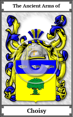 Choisy Family Crest Download (JPG)  Book Plated - 150 DPI