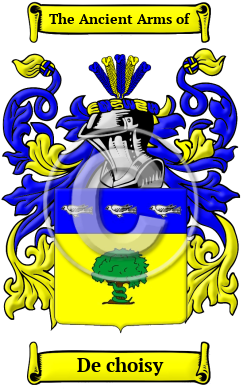 De choisy Family Crest/Coat of Arms