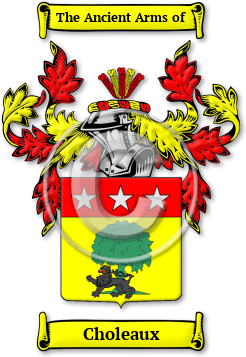 Choleaux Family Crest Download (JPG) Legacy Series - 600 DPI