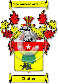 Cholier Family Crest Download (JPG) Legacy Series - 600 DPI