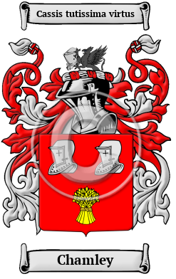 Chamley Family Crest Download (jpg) Heritage Series - 150 DPI