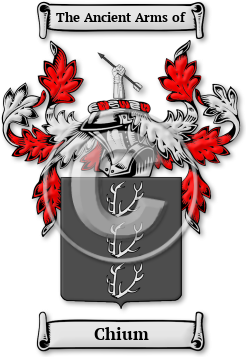 Chium Family Crest Download (jpg) Legacy Series - 150 DPI
