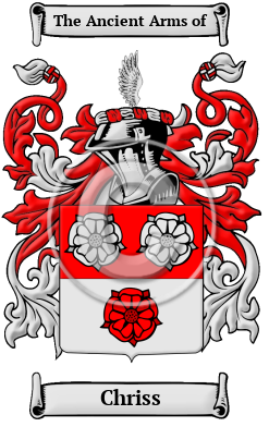 Chriss Family Crest Download (JPG) Heritage Series - 600 DPI