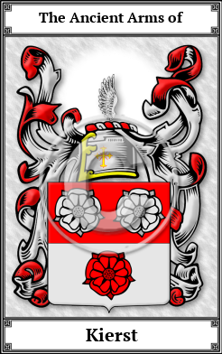 Kierst Family Crest Download (JPG) Book Plated - 600 DPI