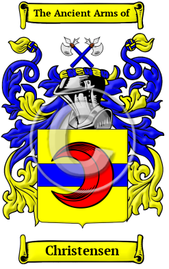 Christensen Name Meaning, Family History, Family Crest & Coats Of Arms,  Norwegian