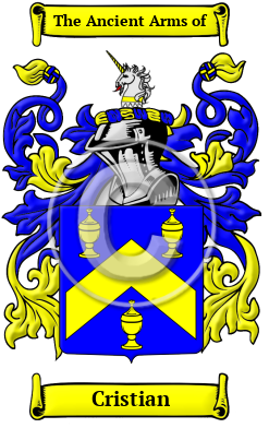 Cristian Family Crest/Coat of Arms