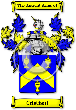 Cristiant Family Crest Download (JPG) Legacy Series - 600 DPI