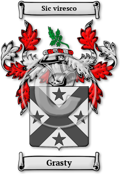 Grasty Family Crest Download (jpg) Legacy Series - 150 DPI