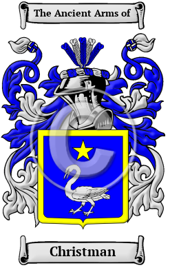 Christman Family Crest Download (JPG) Heritage Series - 600 DPI