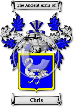 Chris Family Crest Download (JPG) Legacy Series - 600 DPI