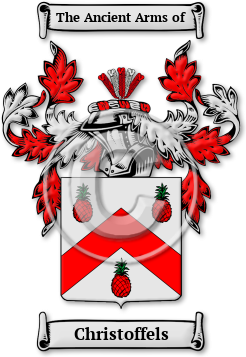 Christoffels Family Crest Download (JPG) Legacy Series - 600 DPI