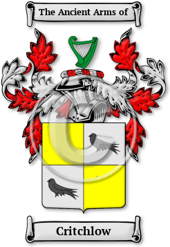 Critchlow Family Crest Download (jpg) Legacy Series - 150 DPI