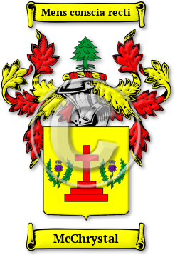 McChrystal Family Crest Download (jpg) Legacy Series - 150 DPI