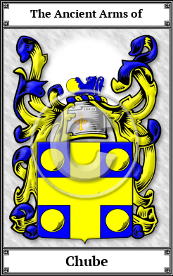 Chube Family Crest Download (JPG)  Book Plated - 150 DPI