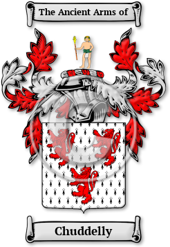 Chuddelly Family Crest Download (jpg) Legacy Series - 150 DPI