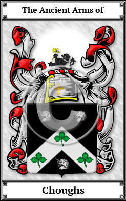 Choughs Family Crest Download (JPG) Book Plated - 600 DPI
