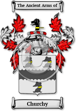 Churchy Family Crest Download (JPG) Legacy Series - 600 DPI