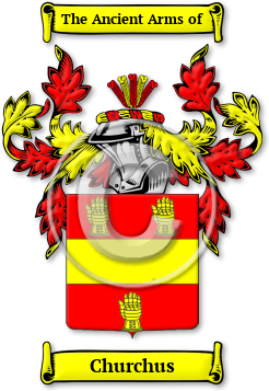 Churchus Family Crest Download (JPG) Legacy Series - 600 DPI